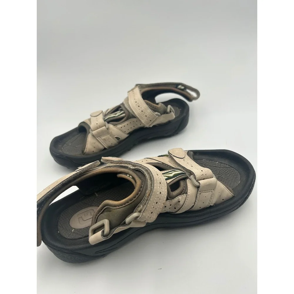 FootJoy Specialty Golf Sandals Mens 8M Tan Brown Adjustable Straps 48461